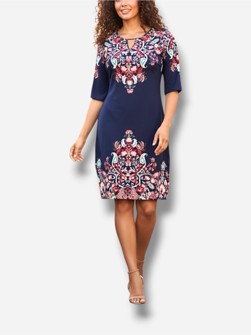 🌸New🌸 Flare Fit Dress JM Collection Sz XS NWT